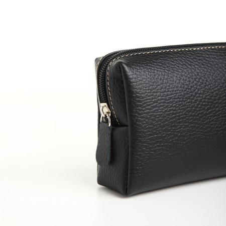 Lightning cosmetic bag, Textura, black color-5