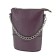 Female bag, artificial leather, purple 14x7x20 cm