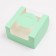 Bento-Port box with a window, mint, 14 x 14 x 8 cm