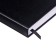 Dated diary 2025, A6+, 176 sheets "Lyon", solid cover, pancake embossing, with liesa, block 80 g/m2, black