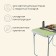 Tourist table maclay, folding, 70x50x60 cm, green color
