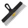 Facade spatula "Remocolor" 12-9-350, toothe, stainless steel, tooth 10x10mm, 350 mm