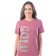 Women's tunic Gold, size 48, raspberry color