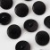 Buttons on the leg, d = 21 mm, black color