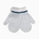 Mittens for children, the color is light gray, size 14 (4-6 years)