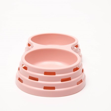 Board of plastic plastic double 2 x 160 ml, 25 x 14 x 5 cm, pink-4