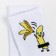 Socks "banana without peel", white color, size 36-40
