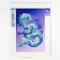Diamond embroidery with partial filling on the canvas "Heavenly Dragon", 20 x 30 cm