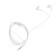 Headphones Exployd Ex-HP-1124, vacuum, microphone, 102 dB, 32 Ohms, 3.5 mm, 1.2 m, white