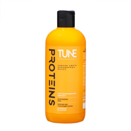 Tune Proteins Shampoo shampoo for shining colorized hair, 500 ml