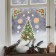 A set of New Year's stickers "Fir tree and fireworks" Cutting, 40 x 30 cm