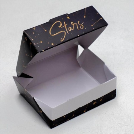 Confectionery packaging, boxing box "Cosmos", 10 x 8 x 3.5 cm-1