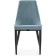 SHART on a metal frame Kora 1 metal/velor, black/blue 46.5x45x88 cm