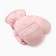 Mittens of winter children's minku, pink color, 15cm