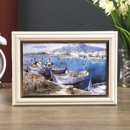 Key "White Boats" 15x21 cm milk oak-6