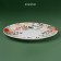 New Year's shade "Christmas evening", d = 20.5 cm, porcelain, white color