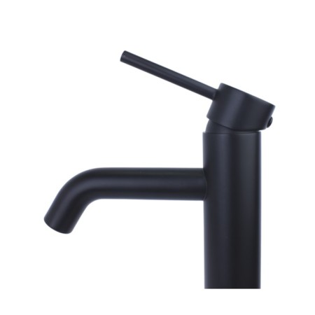 Bronze de Luxe Scandi 1452B shell mixer, single -leaf, pour 134 mm, black-3