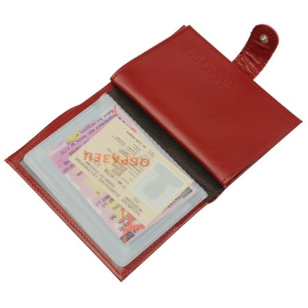 Cover for auto documents on the button, the color is red-2