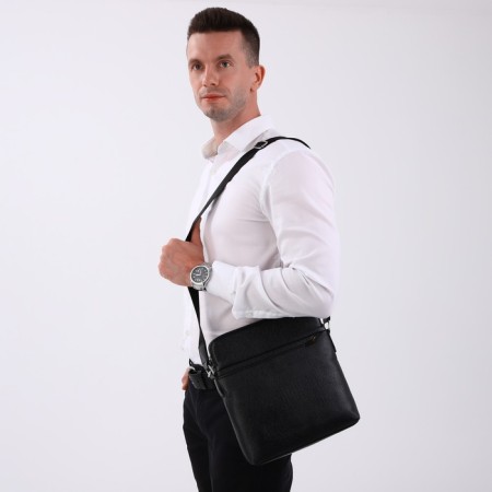 Male bag, black color-6