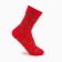 Women's socks "Christmas trees" color red, size 23-25