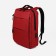 Male backpack on a zipper, 4 outer pockets, with USB, burgundy color