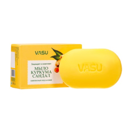 Soap VASU "turmeric and sandalwood", 75 gr