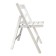 Folding chair, 780x530x395, white/array of birch