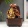 The desktop fountain from the Ganesh network at the waterfall with lotuses 20x16x13 cm