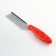 Comb "paws" elongated, 20.5 x 3 cm, red