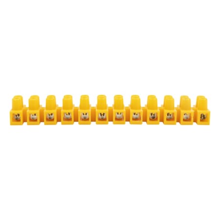Klement screw block KV-12 4-12, current 16 A, polypropylene yellow rexant (10 pcs.-1