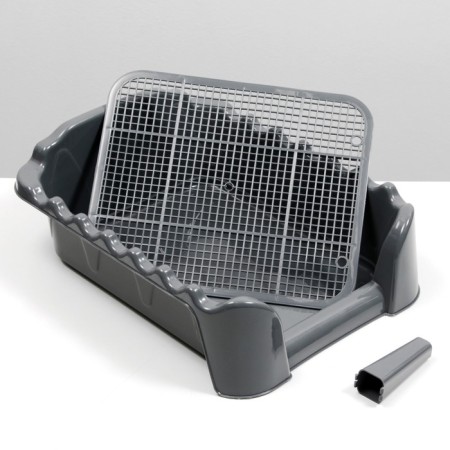 RIF toilet with a column, for dogs, 55 x 40 cm, gray Fix-5