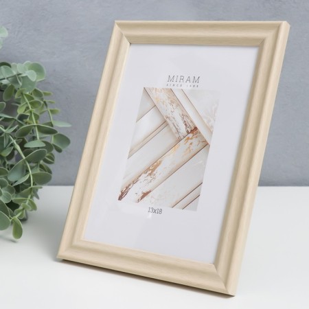 Photo frame Plastic "Mira" 13x18 cm 640245-5, beige (plastic screen)-2