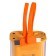 External battery CRR-30, 10,000 mAh, 2USB, 3A, display, QC, Cablepy-C+Lightning, yellow