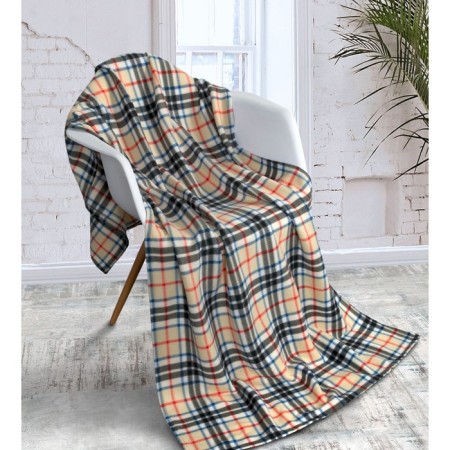 Mackenzie plaid, size 150x200 cm, beige color-1