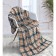 Mackenzie plaid, size 150x200 cm, beige color