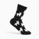 Women's socks, black color/lama, size 38-40