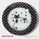 Plate Glass Dessert shade "cats", d = 20 cm