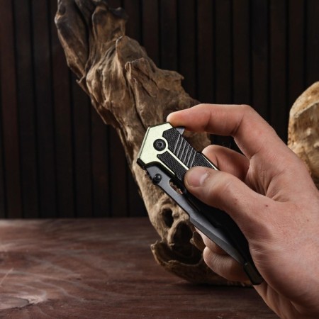 The folding “capture” knife 21cm, the blade 90mm/1.6mm, with a slope-6