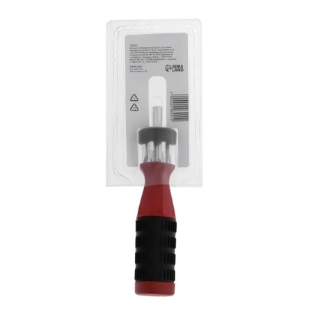 A screwdriver with a set of scrap bit, 7 items, 125 mm-5