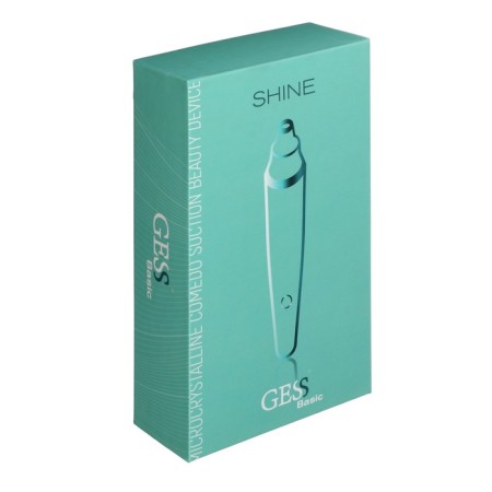 Vacuum face cleaning device and grinding Gess-630 Shine, 4 nozzles, green-7