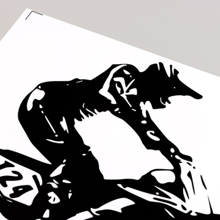 Sticker 3D interior motocross 57*50cm-2