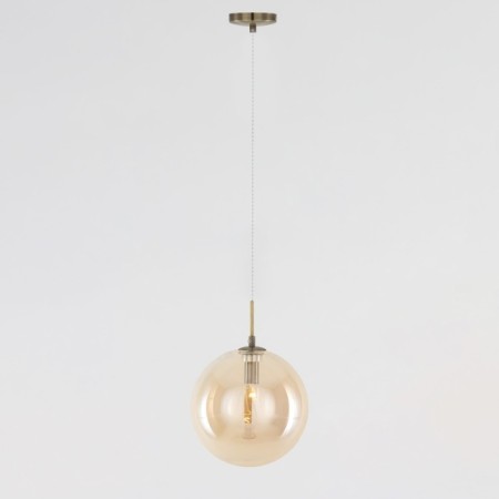 Suspended lamp Citilux "Tommy" CL102633, 25x25x38 cm, 1x40W, E14, brown color-1