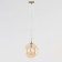Suspended lamp Citilux "Tommy" CL102633, 25x25x38 cm, 1x40W, E14, brown color