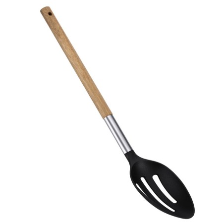Spoon culinary with slots Regent Linea Acacia, 34x6.7 cm-1