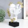 Souvenir Polystone Bust "couple - tenderness. Roy butterflies" White with gold 7x21.5x29 cm
