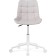 Computer chair Chester Metal/velor, white/milk 49x60x84 cm