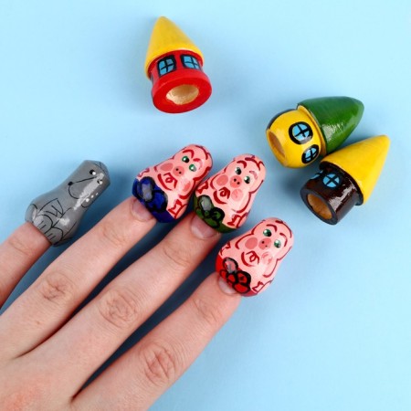 Finger Theater "Three Piglets"-3