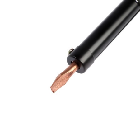 Soldering iron tundra, EPSN, wooden handle, wedge -shaped sting d = 6.2 mm, 80 watts, 220 B-6