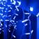 Garland "fringe" 3 x 0.6 m, IP65, UMS, white thread rubber, 160 LED, blue glow, 220 V