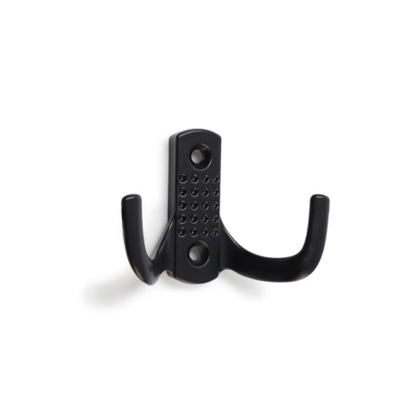 Hook furniture tundra TKD011BL, two -rod, black color